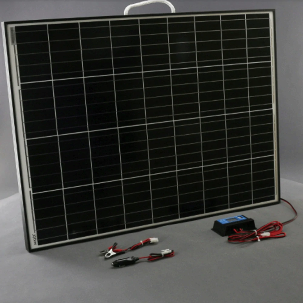 100W/ 12V solární nabíječka autobaterií, monokrystalická SO106