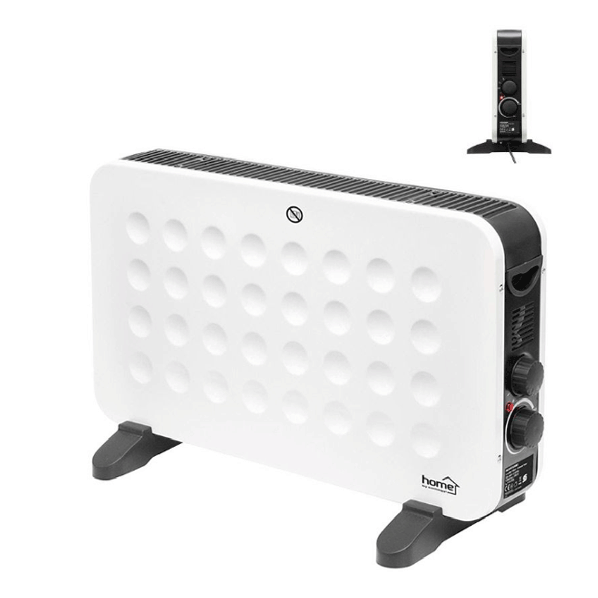 Přímotopný konvektor s ventilátorem 1250 W/2000 W