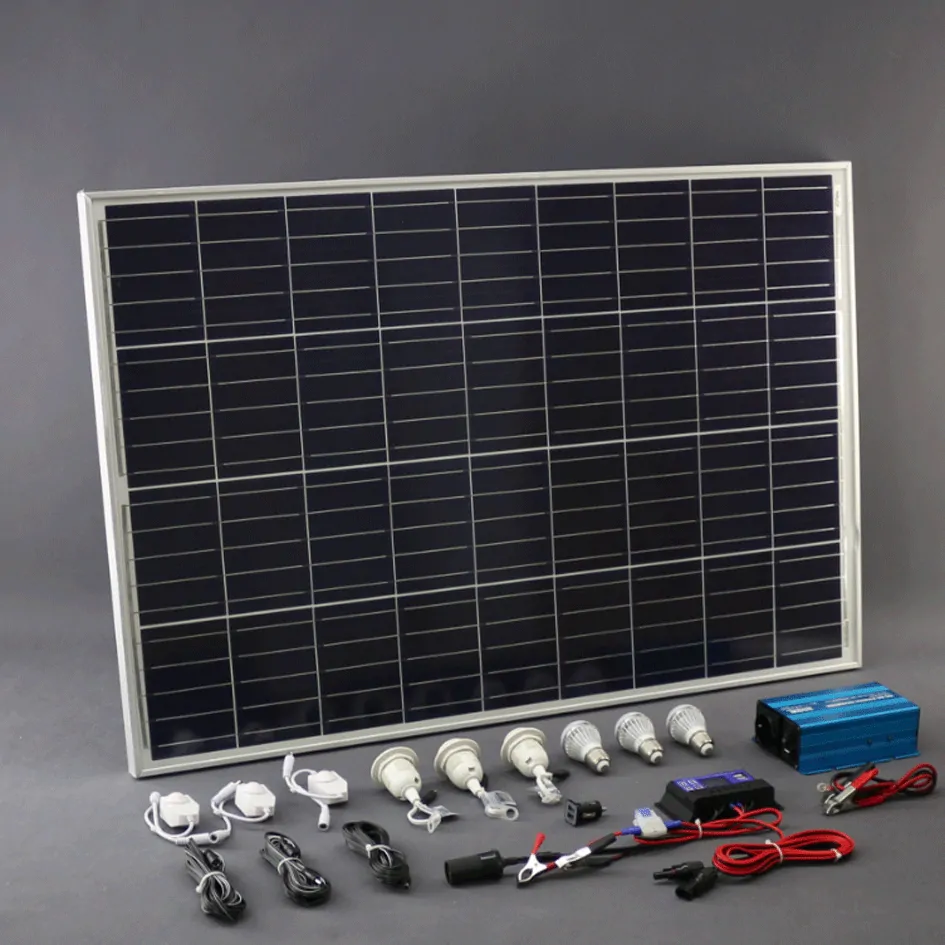 100W solární systém bez akumulátoru