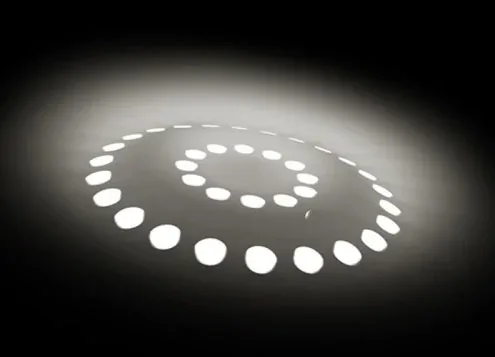 Stropní solární osvětlení Vortex 36 LED