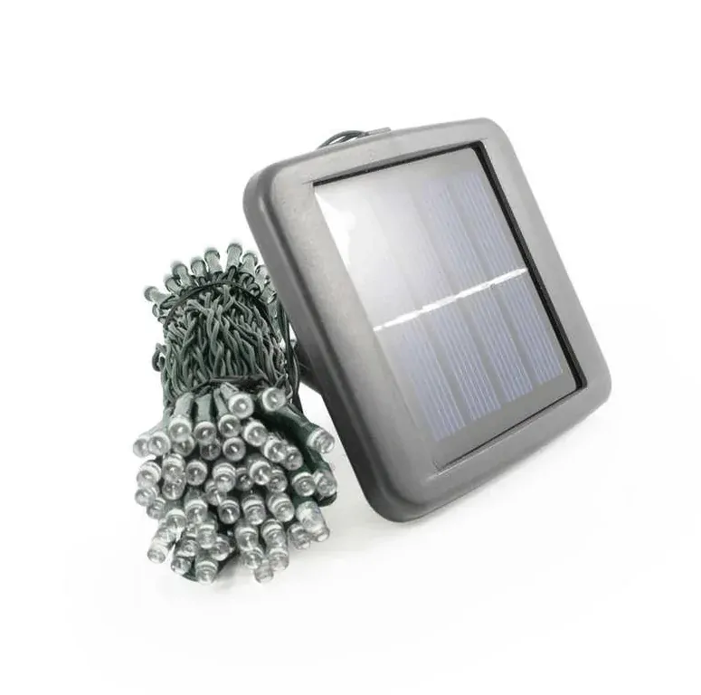 Solární LED řetěz  Elan  100 LED / 10m teplá bílá