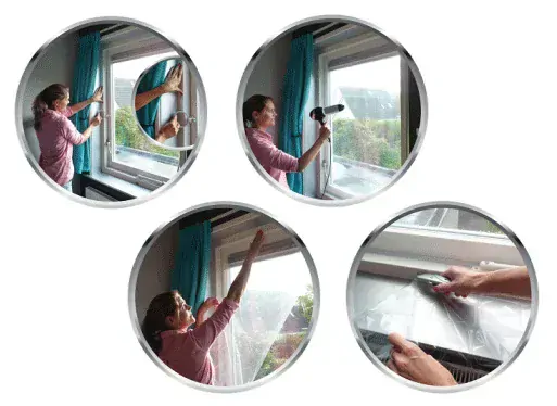 EcoSavers Izolační fólie na okno 0,03 mm