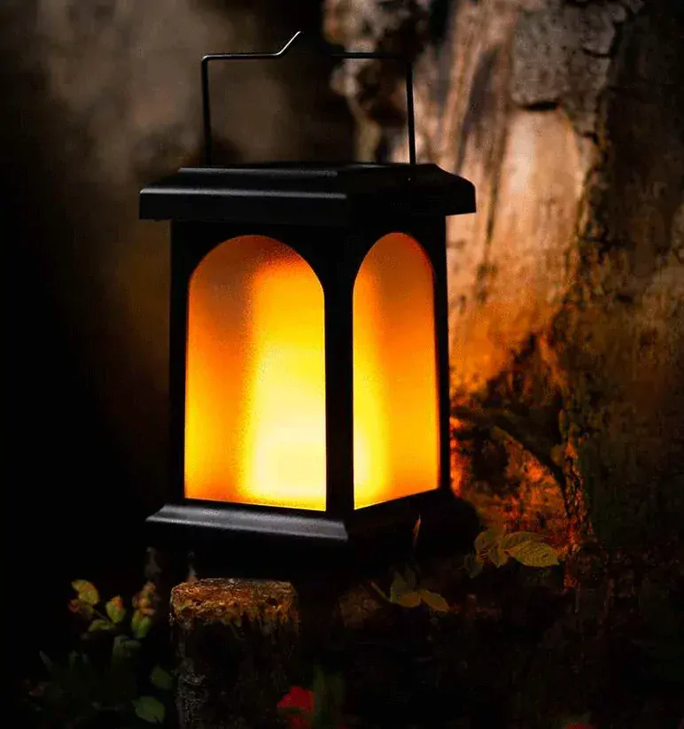 Zahradní solární lucerna TrueFlame Solar Crook s USB