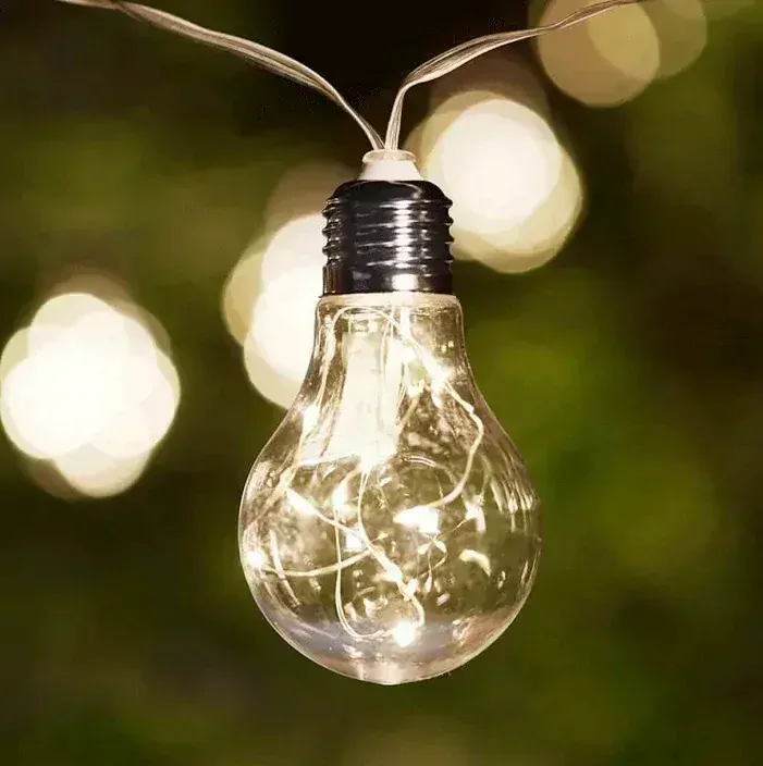 Solární LED řetěz SolarCentre Madison Vintage - 10 svítidel