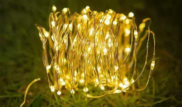 LED solární girlanda 100 led délka 1190 cm