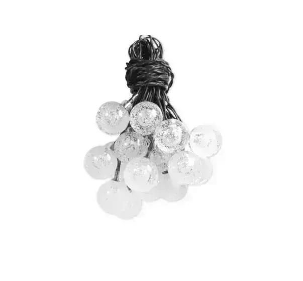 Solární LED girlanda 40 led 785cm kulatá