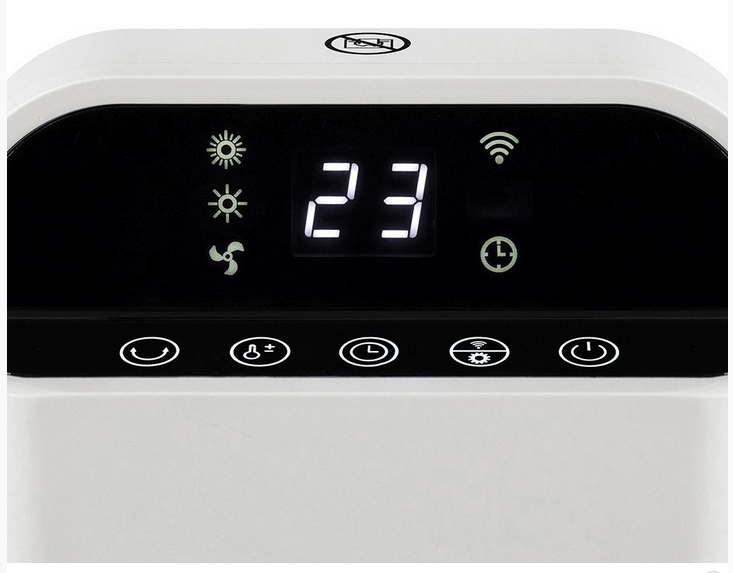 Smart keramické topidlo s LCD displejem a DO, 1000W / 2000W