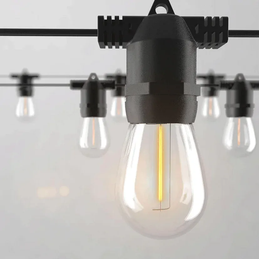 Solární LED girlanda 10 LED 10 m kulatá