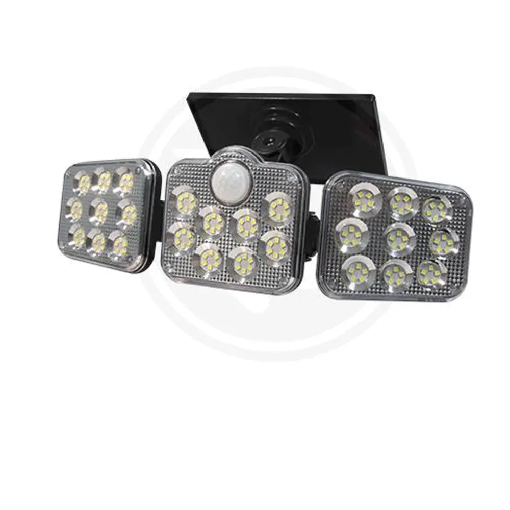 Solární LED světlomet IP65 138SMD PIR dálkové ovládání