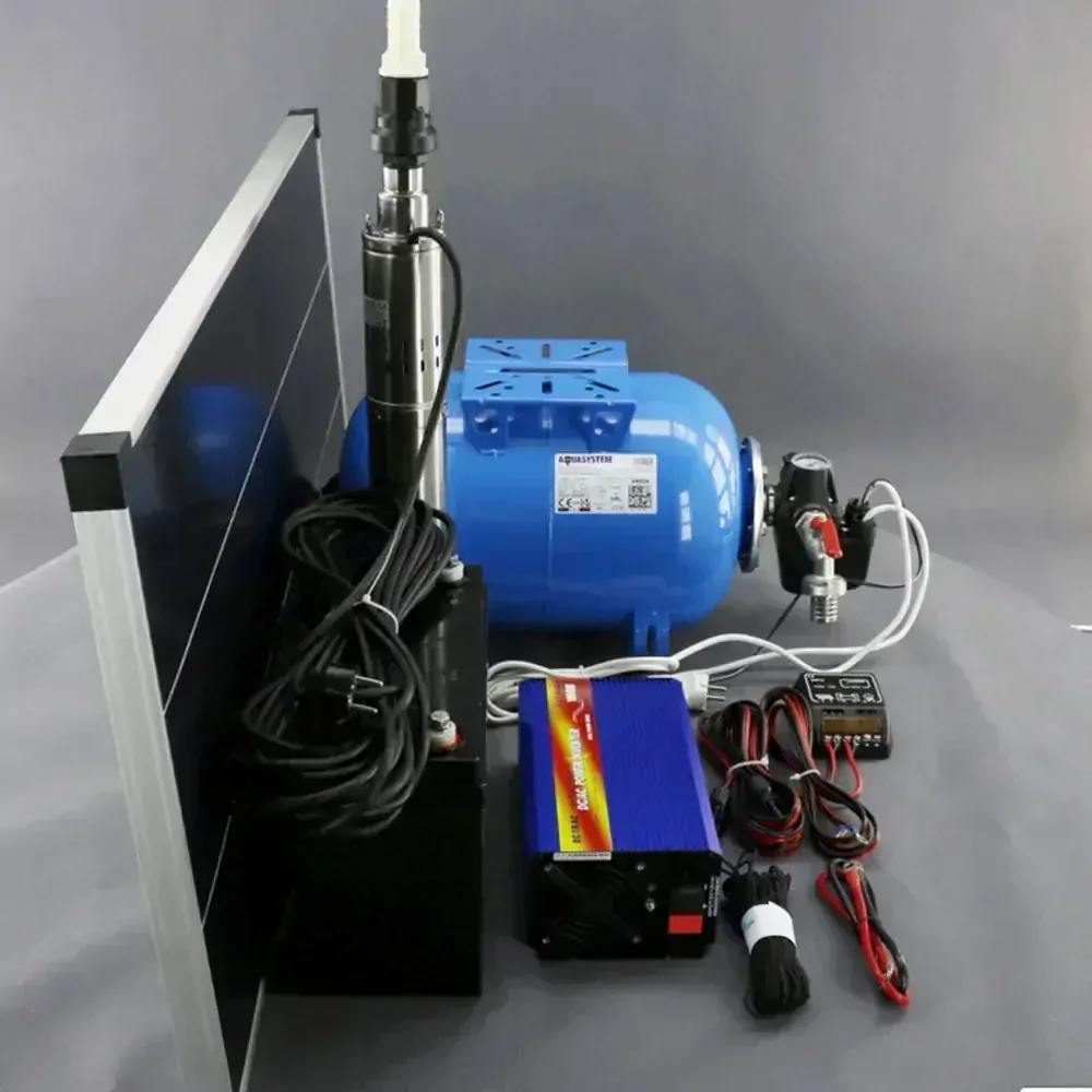 Solární automatická vodárna 25 l/min,výtlak do 86 m