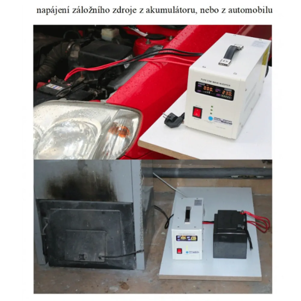 ZZ26 - 1050W/ 230V záložní zdroj sinusový, pro aku 12V (na plochu)