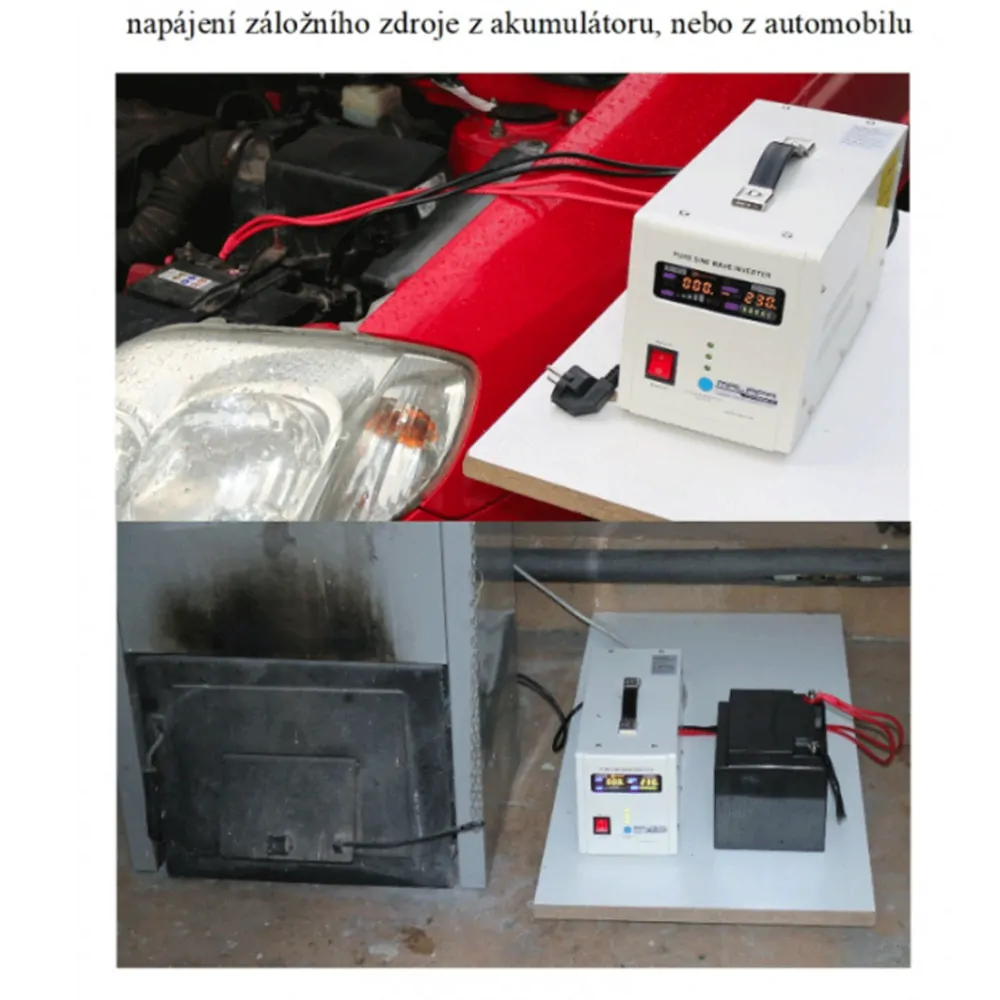 ZZ24 - 700W/ 230V záložní zdroj sinusový, pro aku 12V (na plochu)
