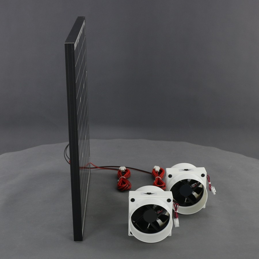 SO22 - 460m3/ h, 50W solární větrací systém vestavný