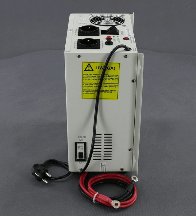 700W/ 230V zál. zdroj sinusový + SOLAR, pro aku 12V, ZZ55
