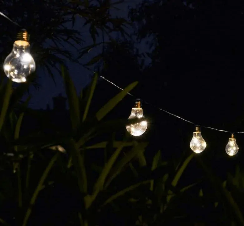 Solární LED řetěz SolarCentre LVB20 Lumify Vintage s USB - 20 světel