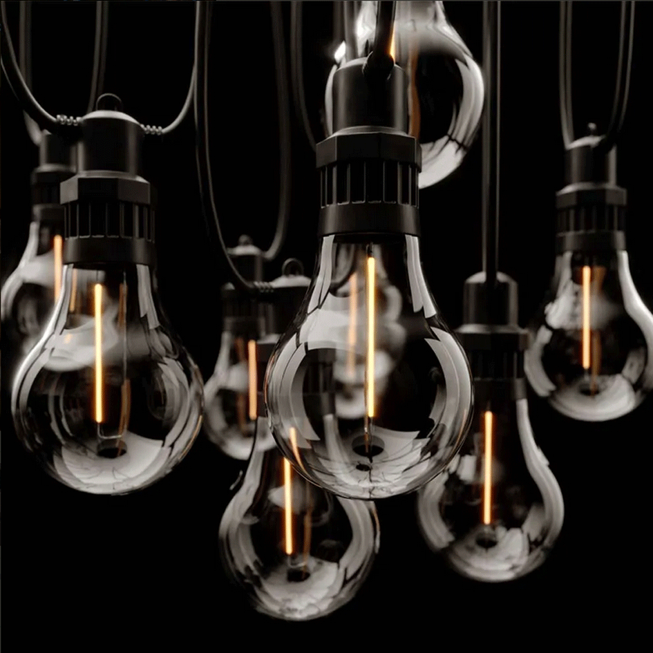 Solární světelný řetěz s USB Edinburgh