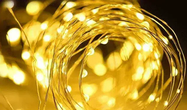 LED solární girlanda 100 led délka 1190 cm