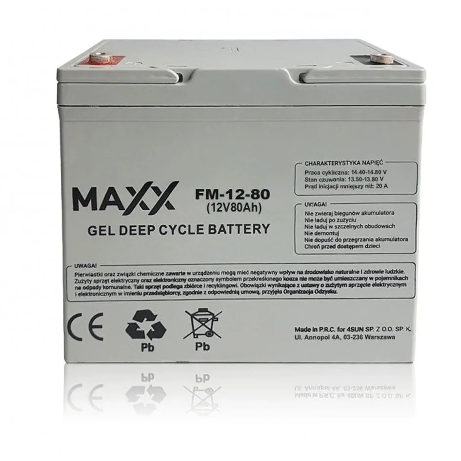 Solární sada 140W-P Maxx 12V / 80Ah na přívěs