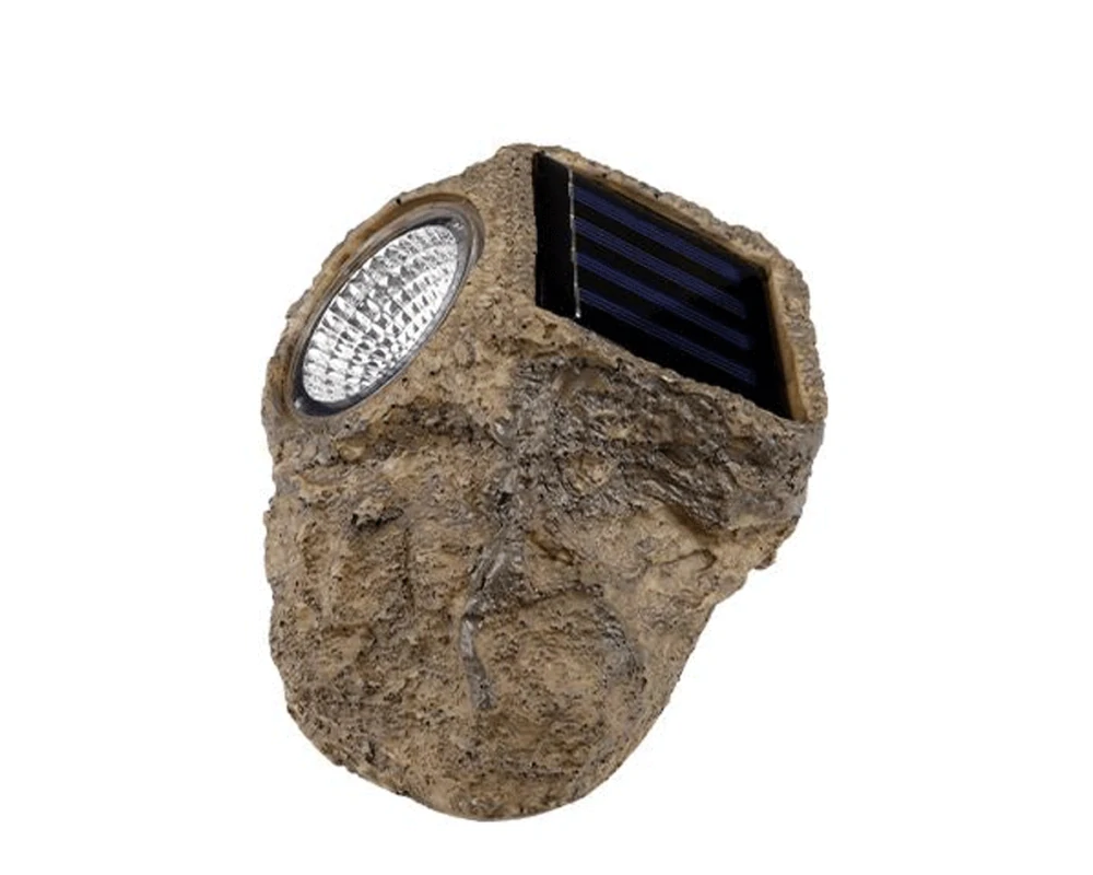 LED solární lampa kámen 14,5 cm
