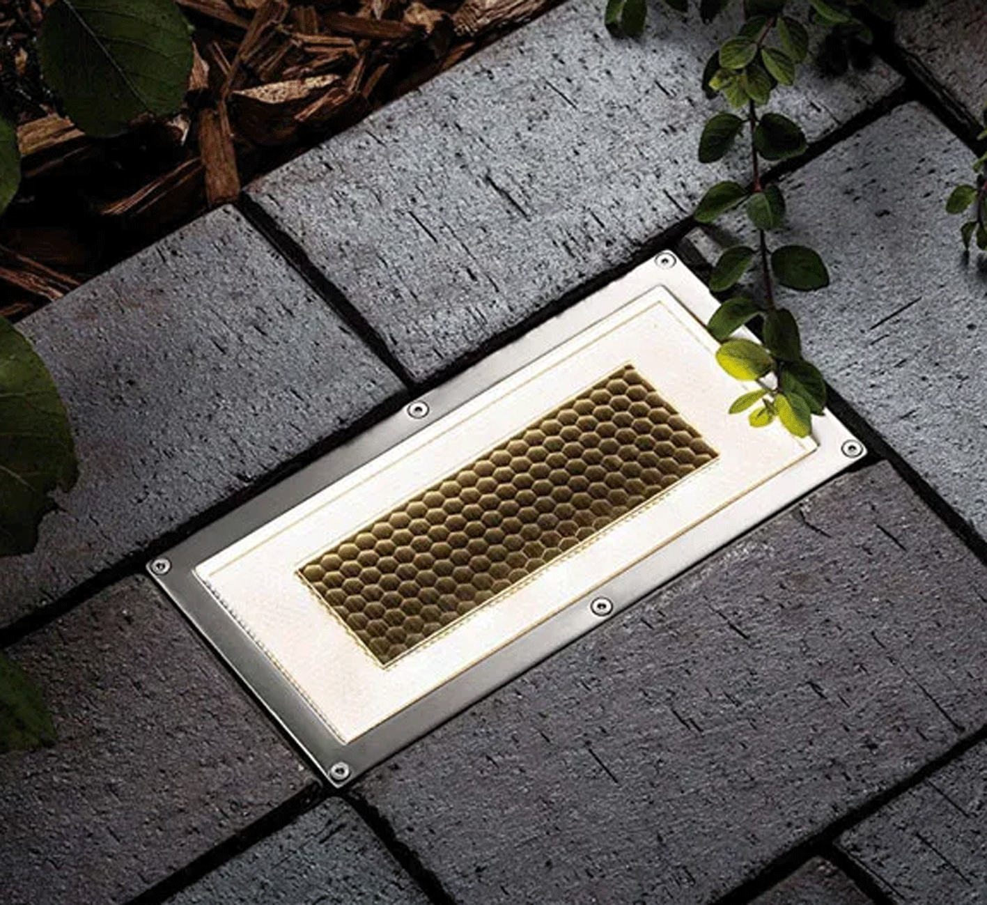 Solární podlahové osvětlení SolarCentre Onyx Brick Light