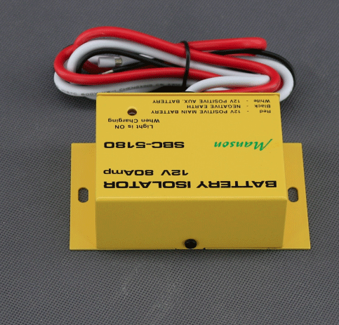 SO70 - 12V automatické dobíjení druhého akumulátoru ma.80A