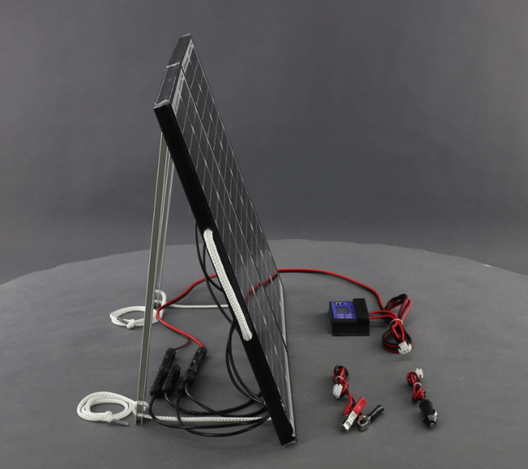 SO108 - 60W/ 12V solární skládací nabíječka autobaterií
