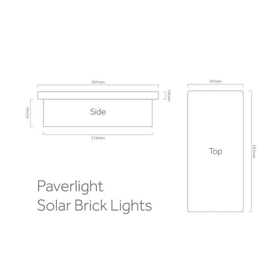  Solární dlaždicové osvětlení SolarCentre Paverlight (sada 2 světel)