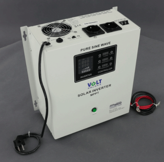 ZZ58 - 1050W/ 230V záložní zdroj sinusový + SOLAR, pro aku 12V, (na plochu/ na stěnu)