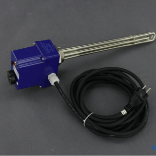 TF202 230V/3000W topná patrona s termostatem G6/4 palce studený konec délka 375 mm
