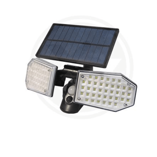 Solární LED světlomet IP65 78xSMD PIR