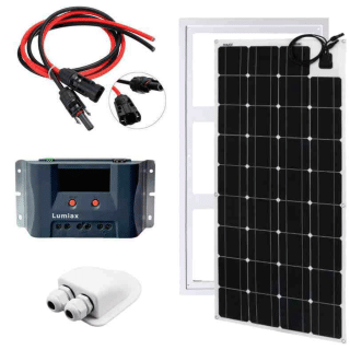 Solární napájecí sada pro karavan - FLEX 100W MAXX / MPPT10A