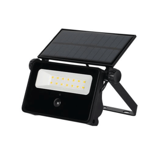 SMD solární LED světlomet Polos 30W 4500K Black