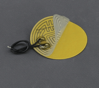 TF1204 - 12V/ 15W topná folie ohebná kulatá, samolepicí, PES (průměr 90mm)