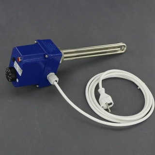 TF210 - 230V/ 2000W topná patrona s termostatem, M48 x 2mm, délka 295mm