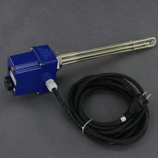 TF212 - 230V/ 3000W topná patrona s termostatem, M48 x 2mm, délka 295mm