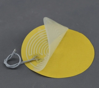 TF1205 - 12V/ 14W topná folie ohebná kulatá, samolepicí, PES (průměr 174mm)