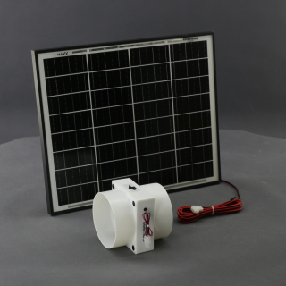 SO16 - 230m3/ h, 30W solární větrací systém nástěnný