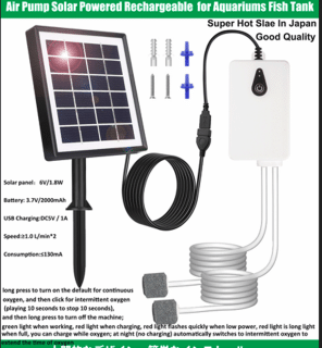 solární provzdušňovač 2W