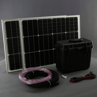 SO118 - 150W solární systém pro vzduchování 140l/ min