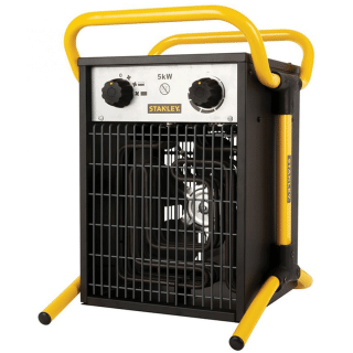 Teplovzdušný průmyslový ventilátor 2500W/5000W, krytí IPX4