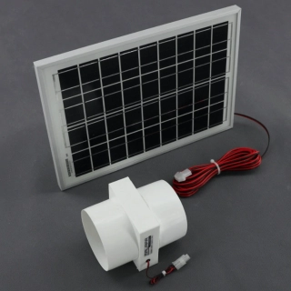 55 m3/ h,10W solární větrací systém vestavný STANDARD SO194